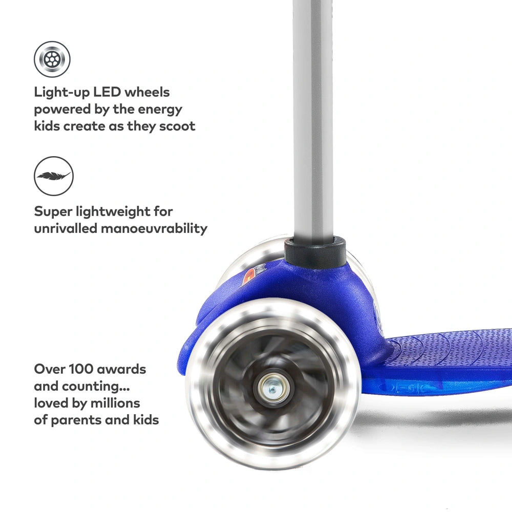 Micro Mini Plus Led Scooter Blue