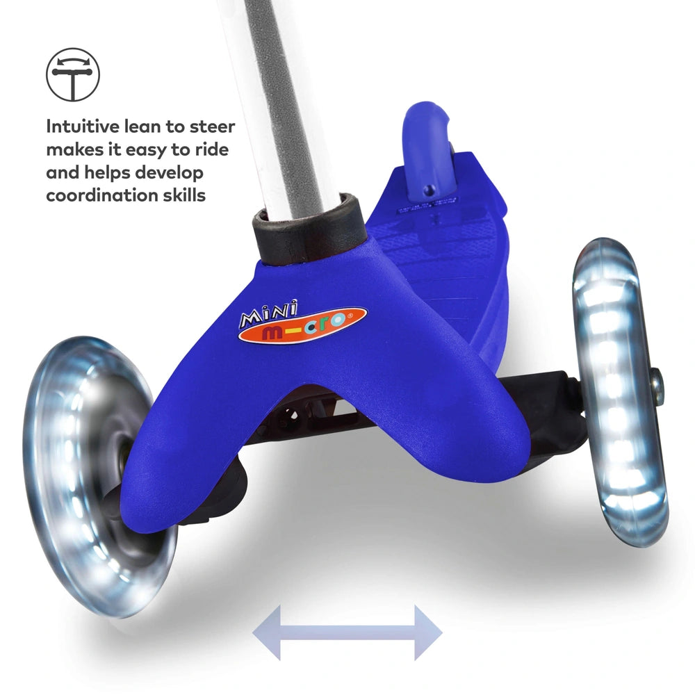 Micro Mini Plus Led Scooter Blue