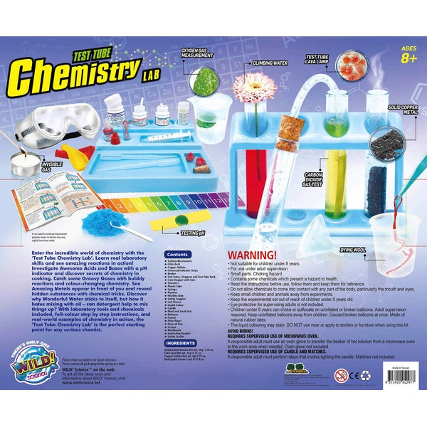 Wild Science Test Tube Chemistry Set
