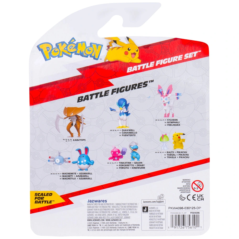 Pokémon Battle Figures 3 Pack Squirtle, Absol And Skorupi
