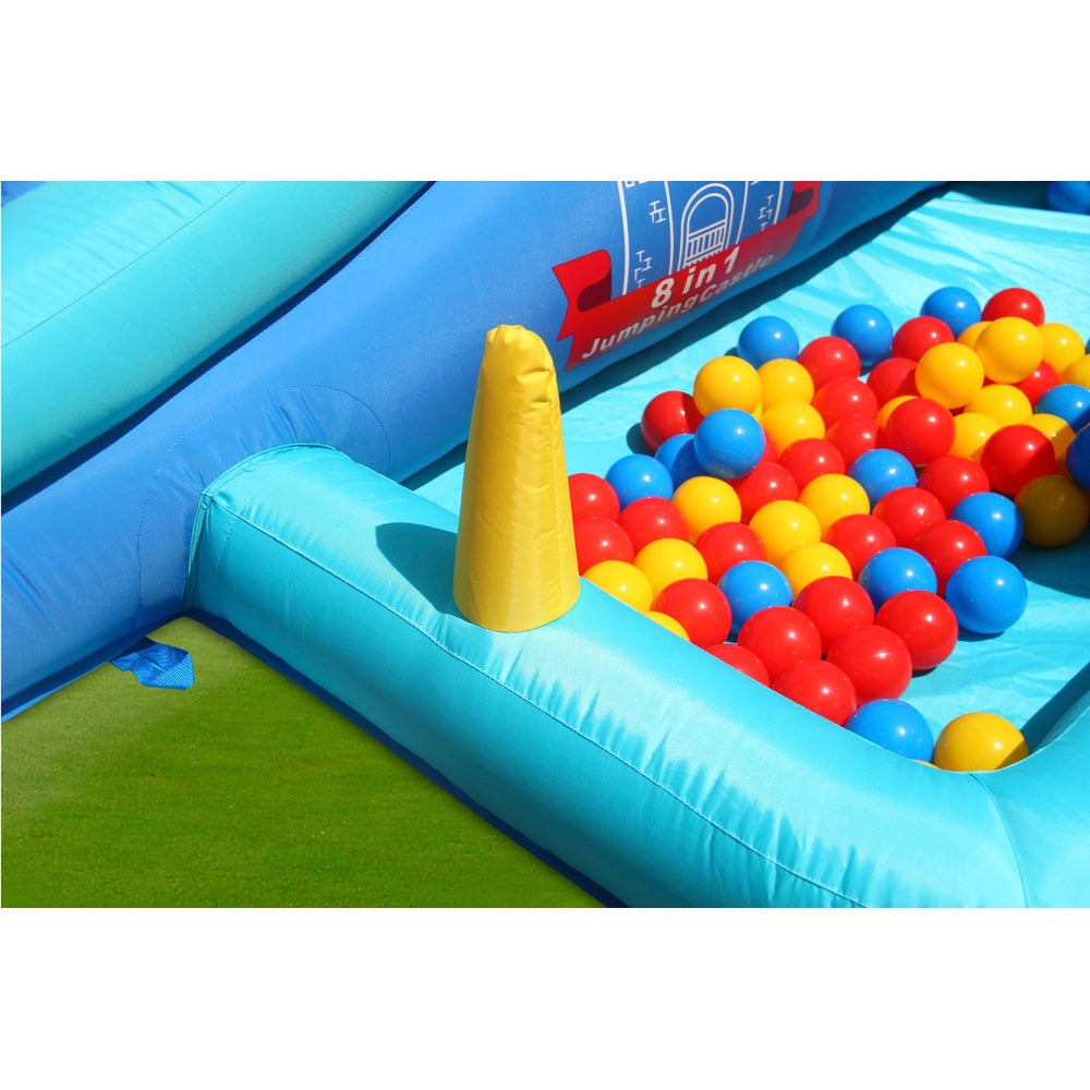 8-In-1 Bouncy Castle With Ball Pit