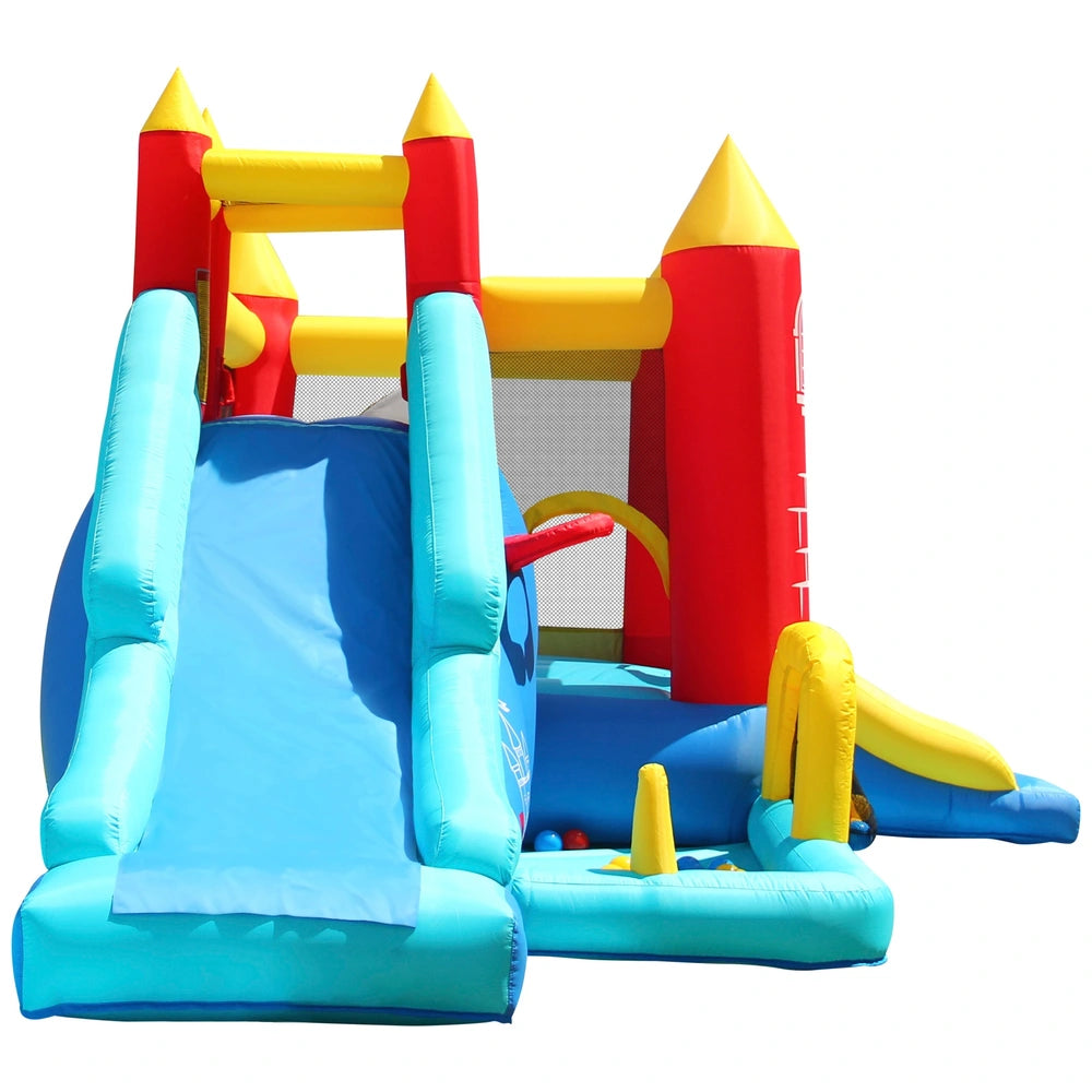 8-In-1 Bouncy Castle With Ball Pit