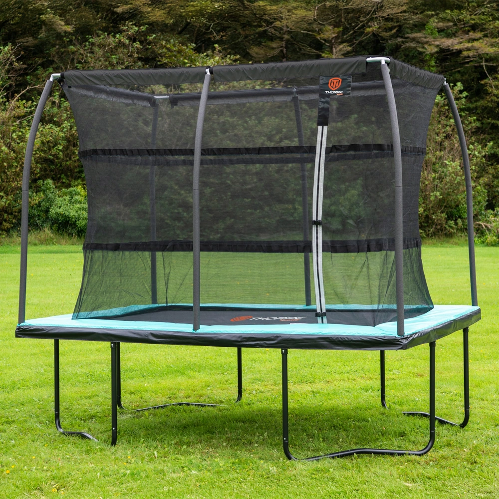 10 X 7.5Ft Thorpe Sports Rectangle Trampoline With Enclosure Net