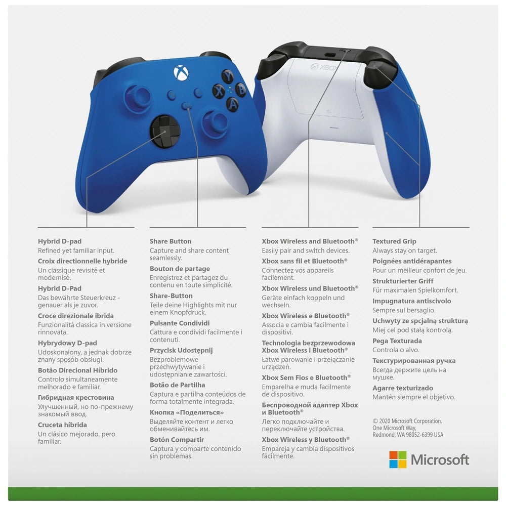 Xbox Wireless Controller – Shock Blue