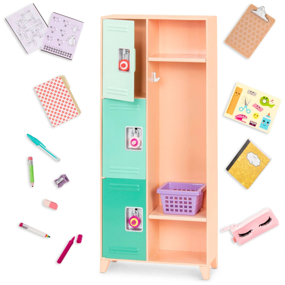 Our Generation School Locker Set