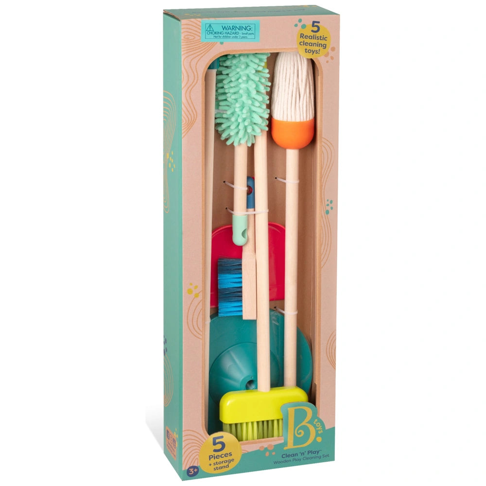 B.toys Clean ‘N’ Play Wooden Cleaning Toys 5 Pack