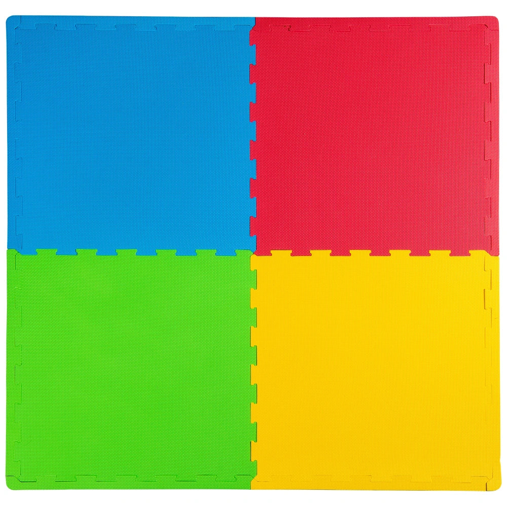 Play Factory Colourful Foam Baby Play Mat Tiles 4 Pieces