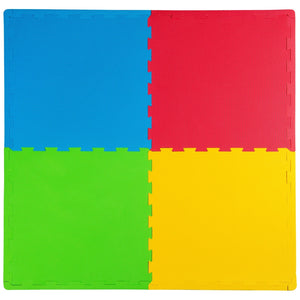 Play Factory Colourful Foam Baby Play Mat Tiles 4 Pieces