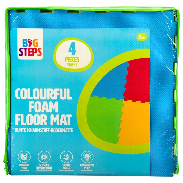 Big Steps Play Colourful Foam Play Mat