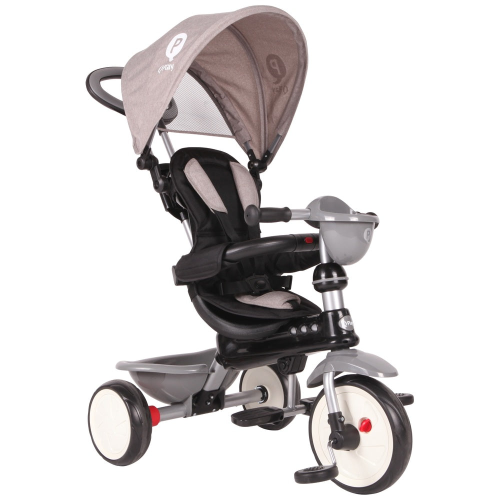 Q Play Cosy 4-In-1 Trike Grey