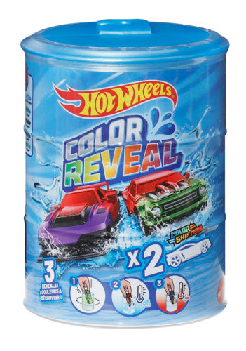 Hot Wheels 1:64 Scale Colour Reveal Vehicle 2 Pack Assortment