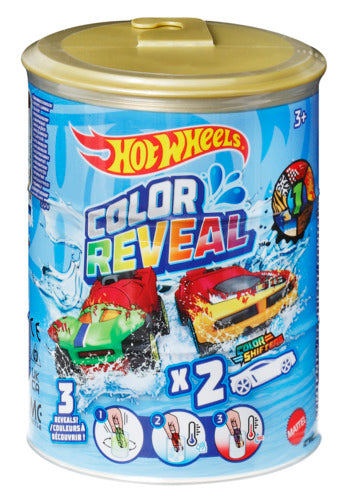 Hot Wheels 1:64 Scale Colour Reveal Vehicle 2 Pack Assortment