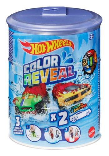 Hot Wheels 1:64 Scale Colour Reveal Vehicle 2 Pack Assortment