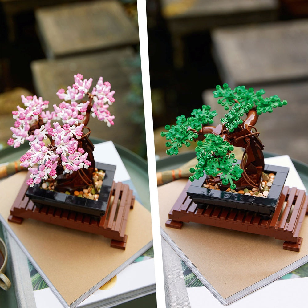 lego icons bonsai tree home décor set 10281 Lego 10281 Botanical Collection Bonsai Tree Set For Adults