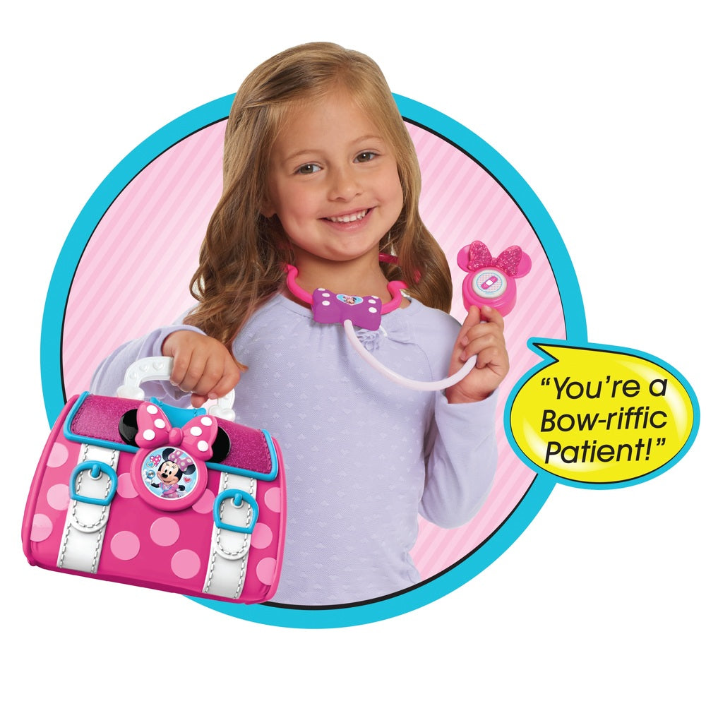 Minnie First Aid Disney Junior Minnie's Bow-Care Doctor Bag Set
