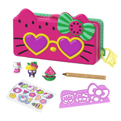 Hello Kitty Mini Pencil Watermelon Beach Playset