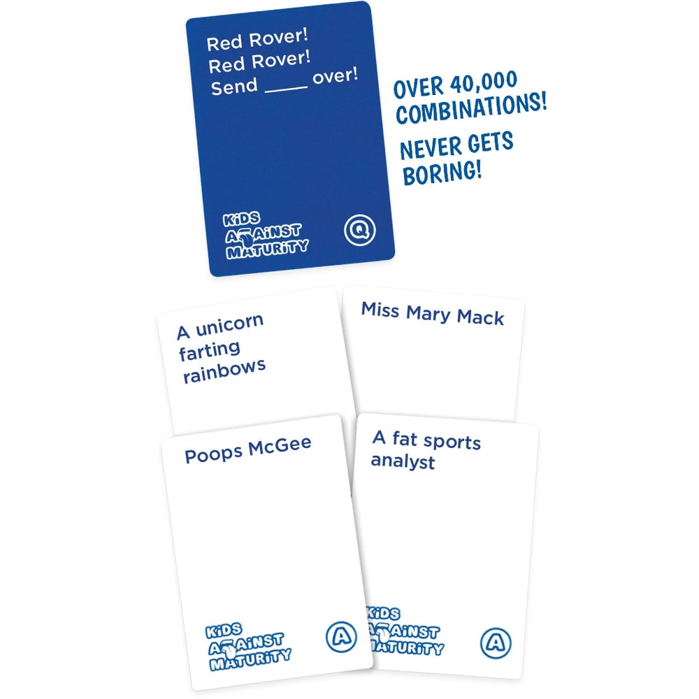 Kids Against Maturity Card Game