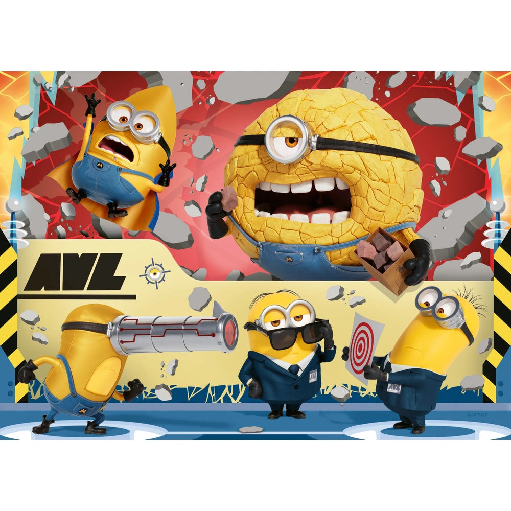 Ravensburger Minions: The Rise Of Gru 4X 100-Piece Jigsaw Puzzle Bumper Pack