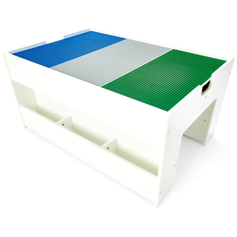 Build 'N' Store Large Brick Wooden Storage Table
