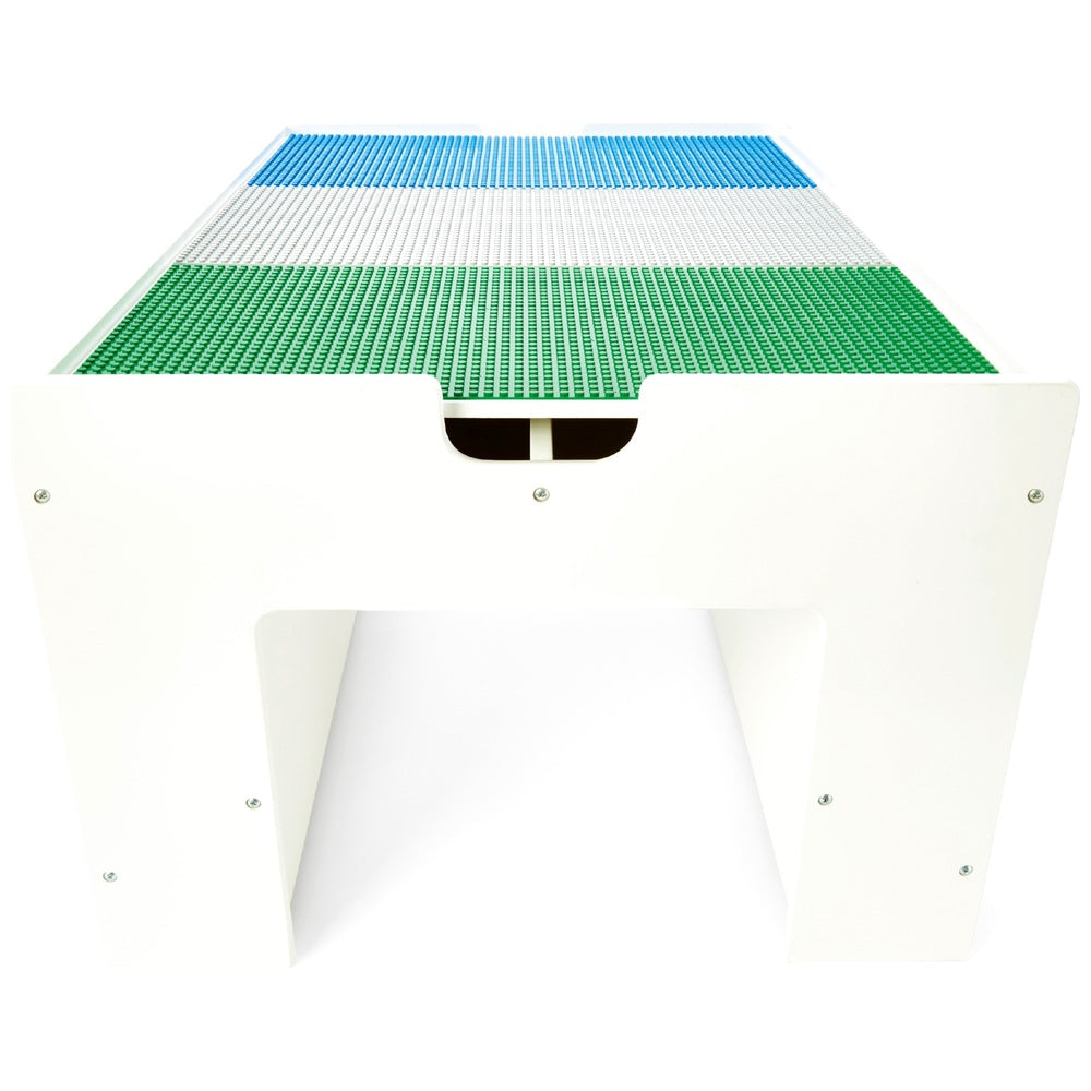 Build 'N' Store Large Brick Wooden Storage Table