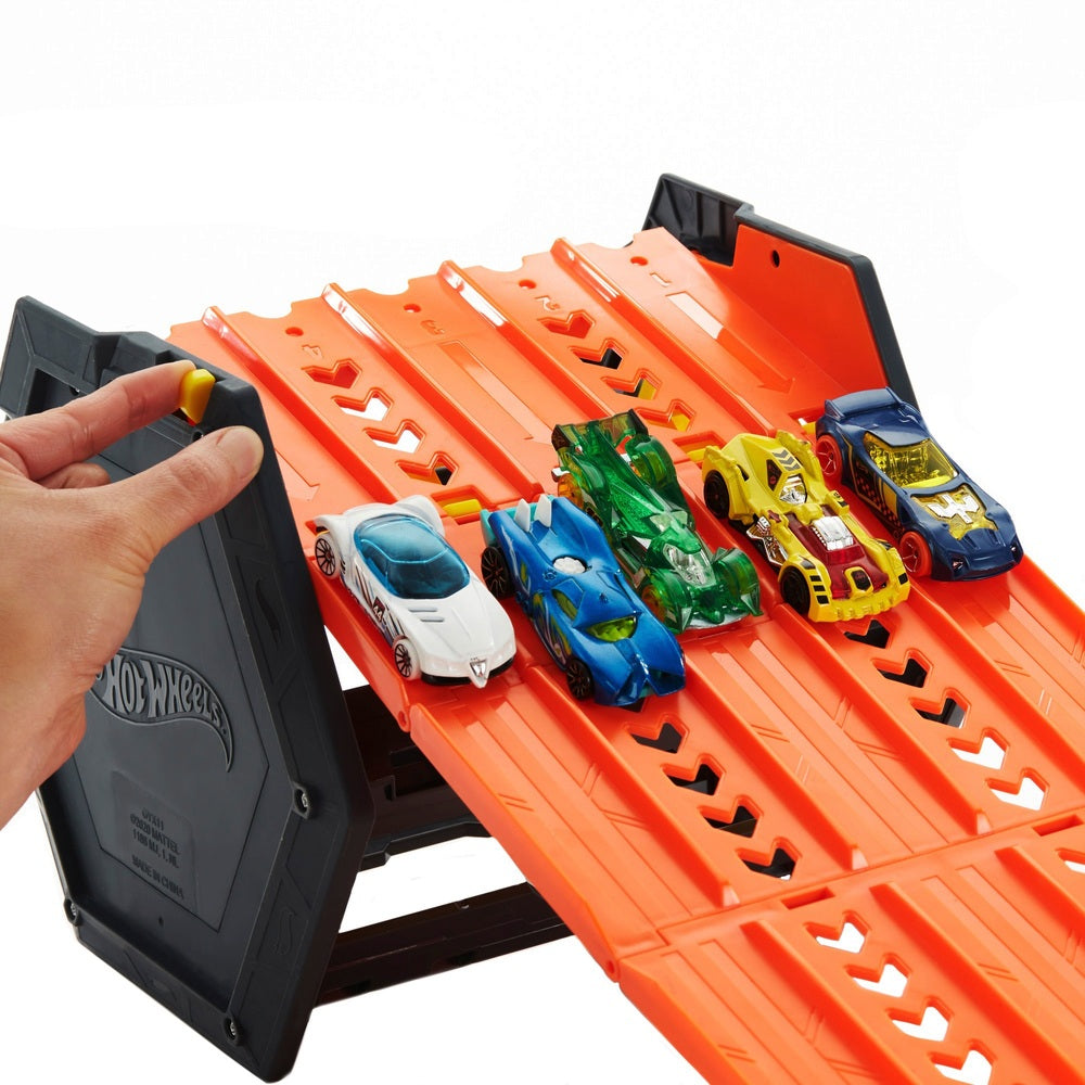 Hot Wheels Roll Out Raceway Track Set And Car
