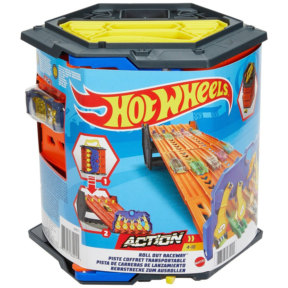 Hot Wheels Roll Out Raceway Track Set And Car