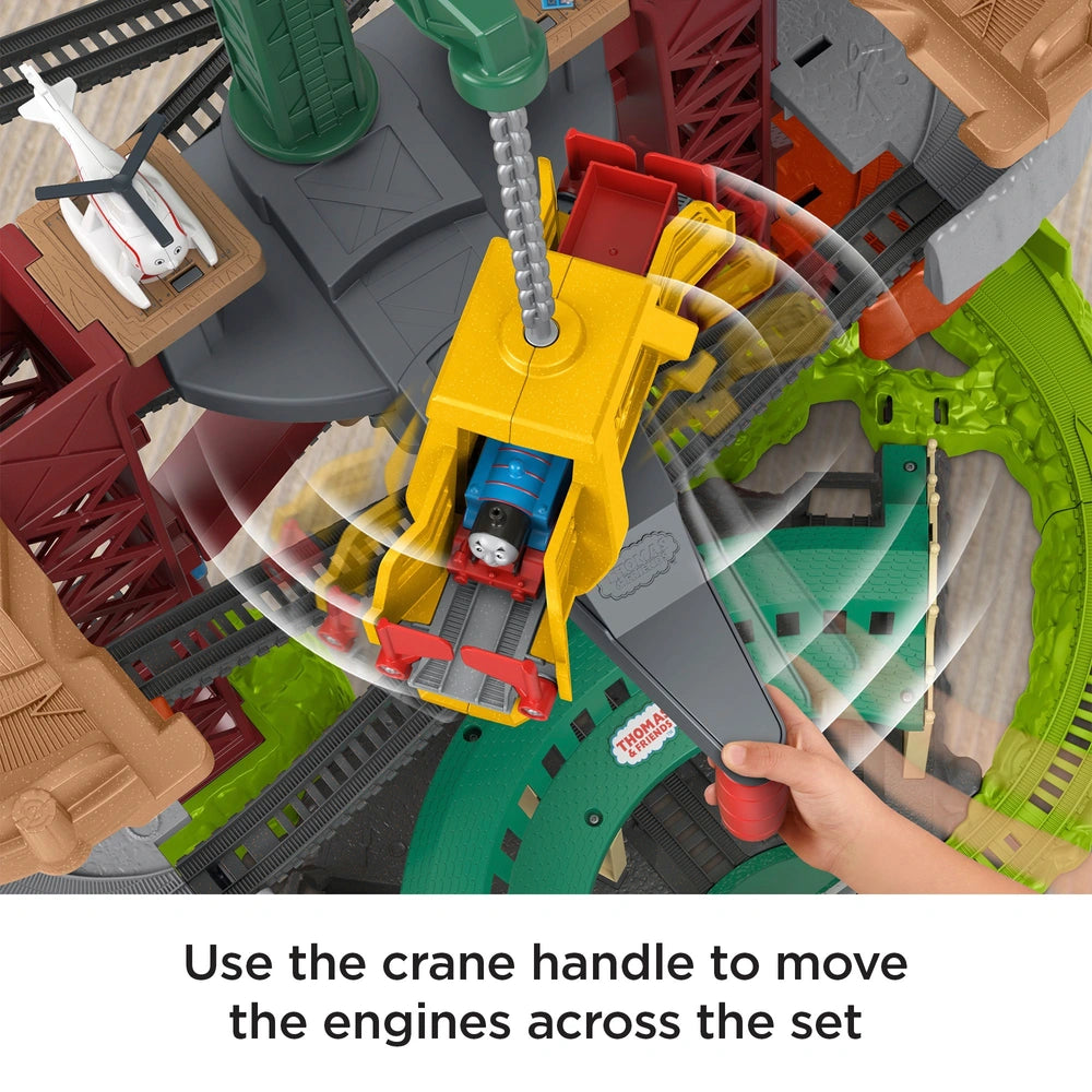 Thomas & Friends Fisher-Price Trains & Cranes Super Tower Track Set