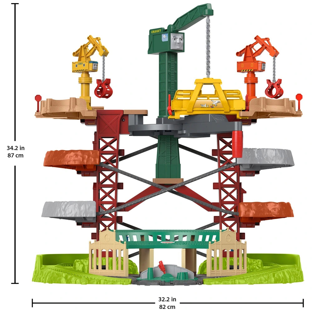 Thomas & Friends Fisher-Price Trains & Cranes Super Tower Track Set