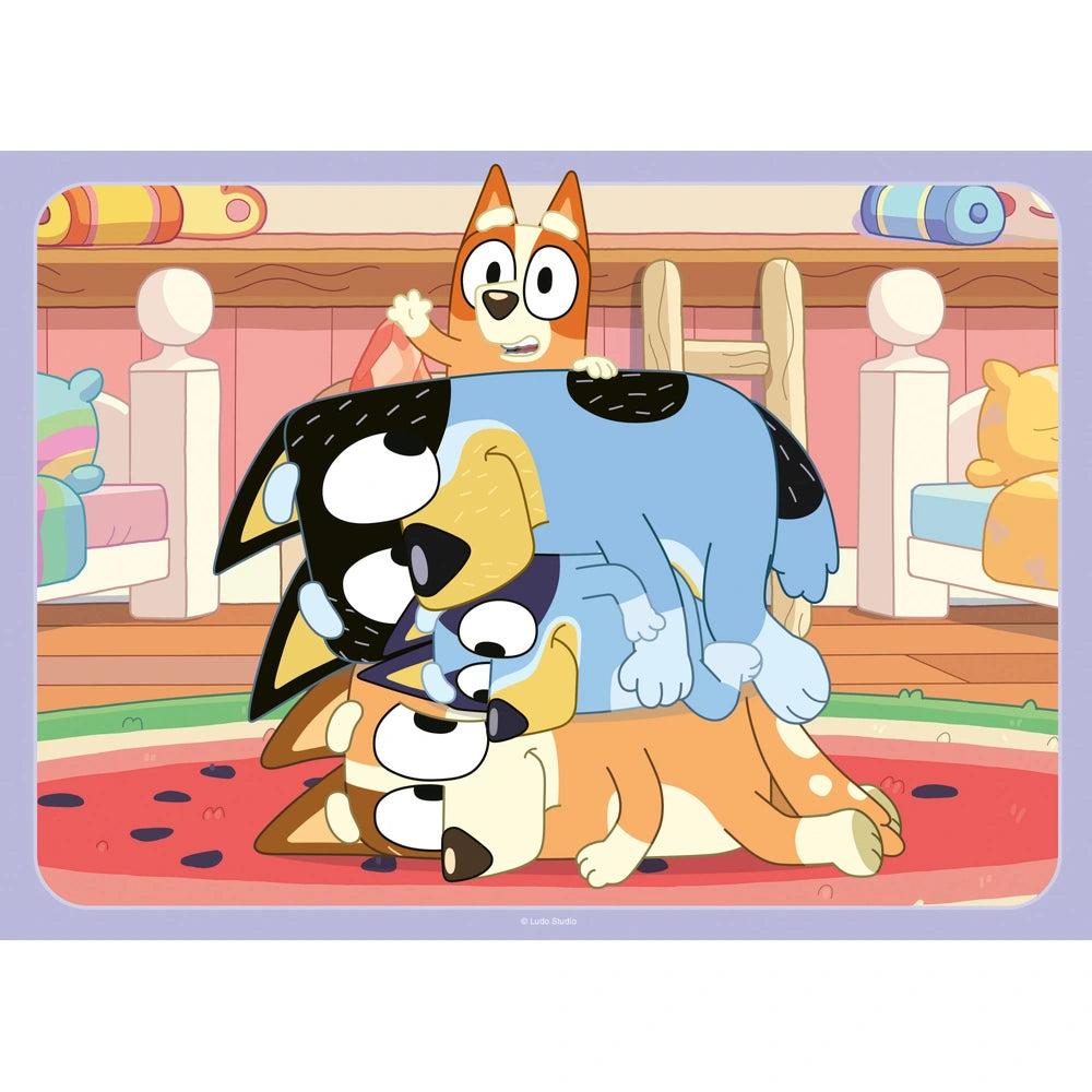 Ravensburger Bluey 4X 42 Piece Jigsaw Puzzle Bumper Pack