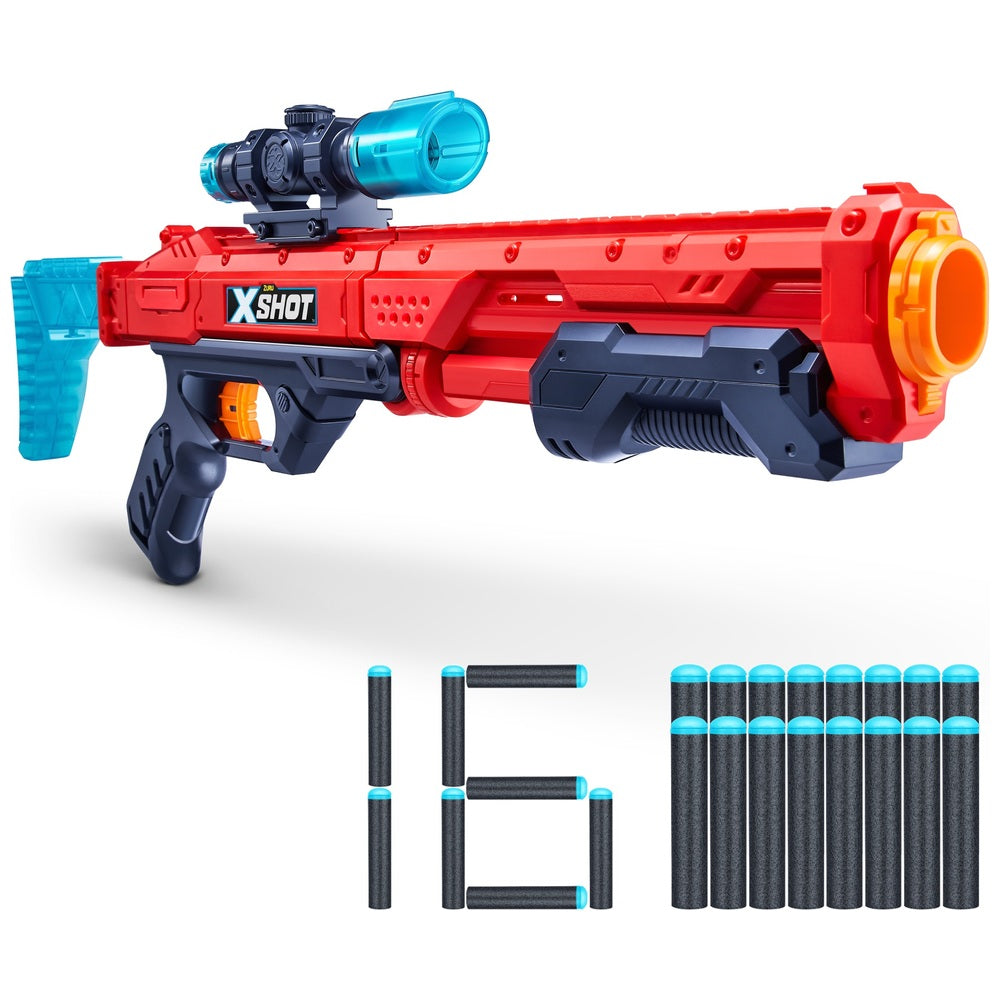 X-Shot Excel Hawk Eye Foam Dart Blaster (16 Darts) By Zuru