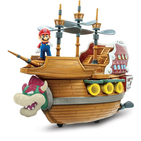 Super Mario Dlx Bowser's Ship Playset