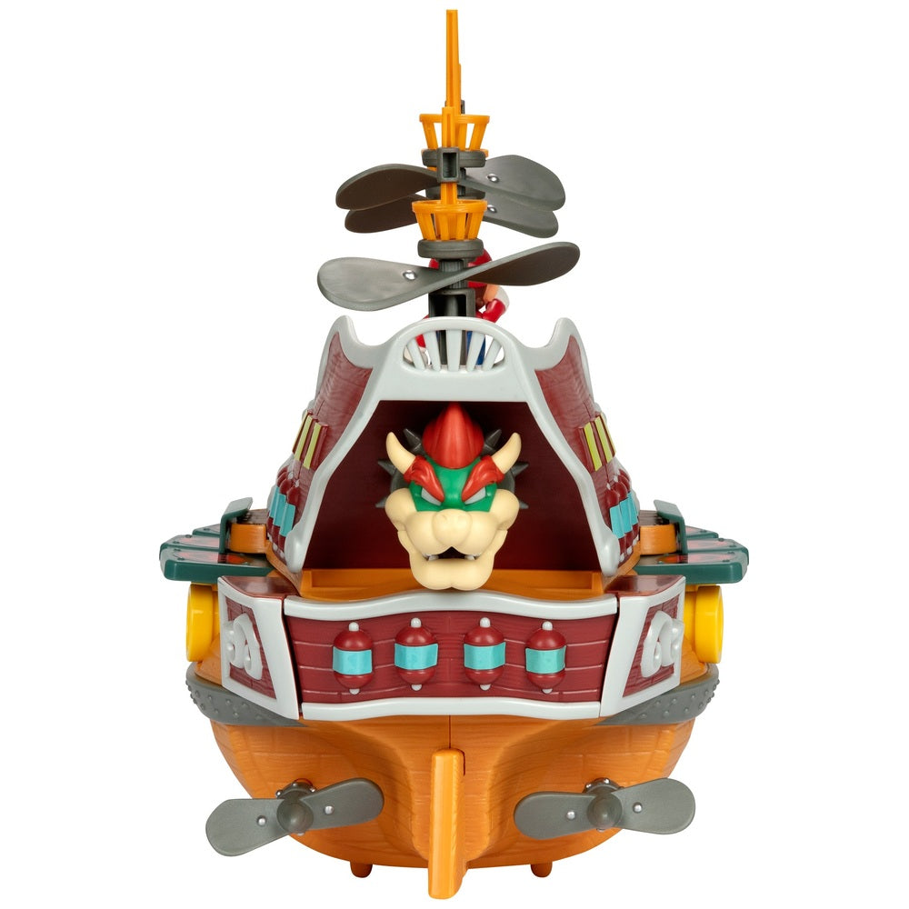 Super Mario Dlx Bowser's Ship Playset