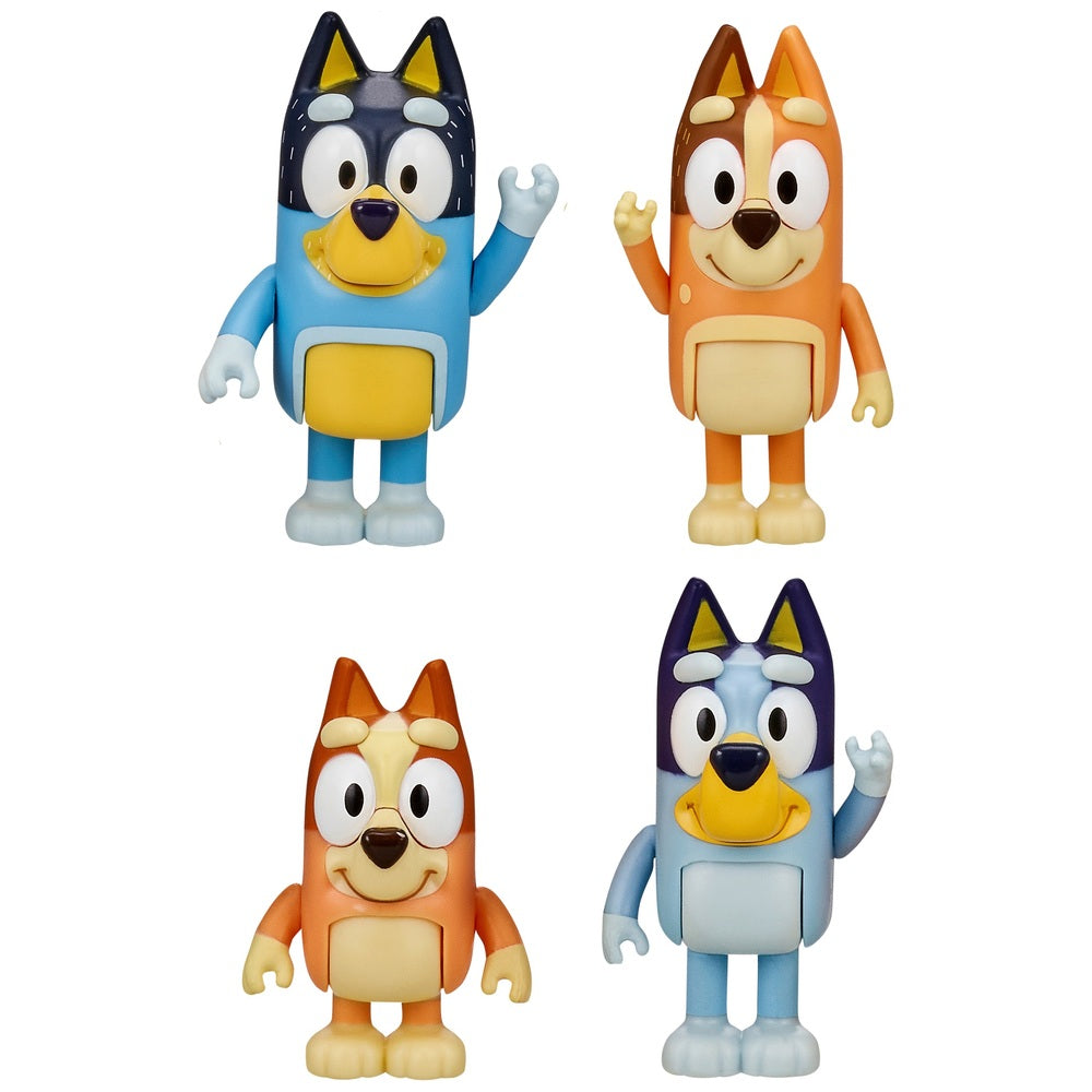 Bluey 4 Pack - Bluey & Family