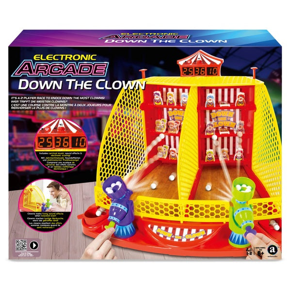 Electronic Arcade Carnival Funfair Down The Clown Game