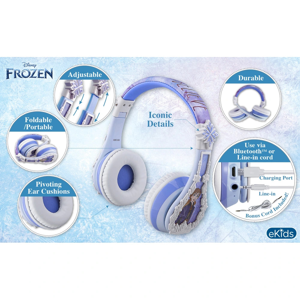 Frozen Kids' Wireless Bluetooth Headphones