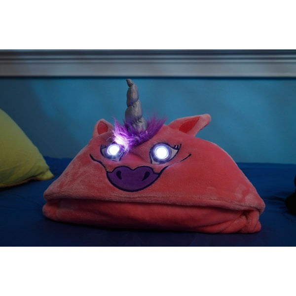 Bright Eyes Blanket With Led Light Up Eyes Unicorn