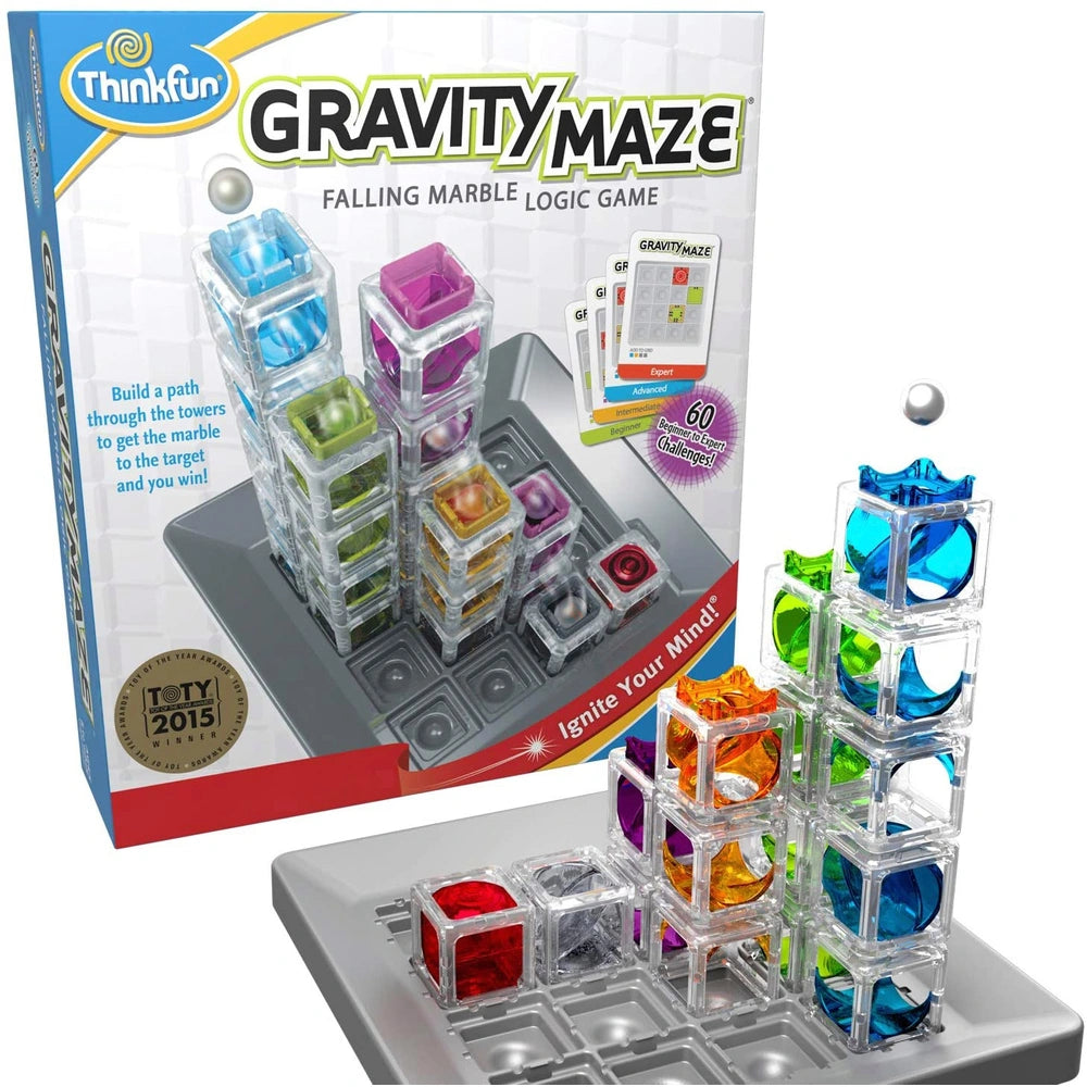 Thinkfun Gravity Maze - Falling Marble Logic Maze Game