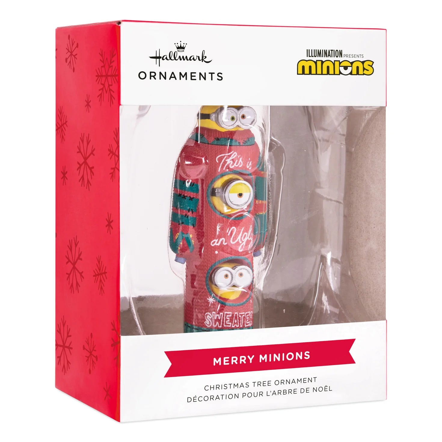 Hallmark Collectable Minions Christmas - Kevin, Stuart & Bob In Christmas Jumper Ornament