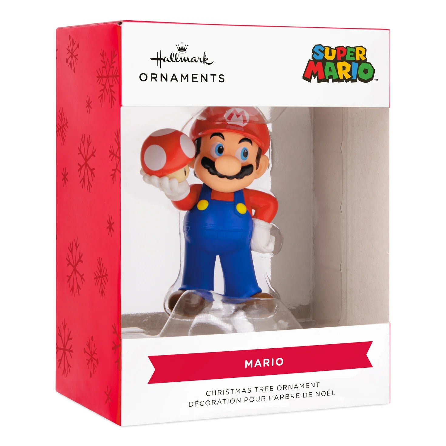Hallmark Collectable Super Mario - Mario With Super Mushroom Ornament