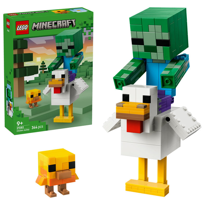 Lego® Minecraft® Chicken Jockey Building Toy Decor 21582
