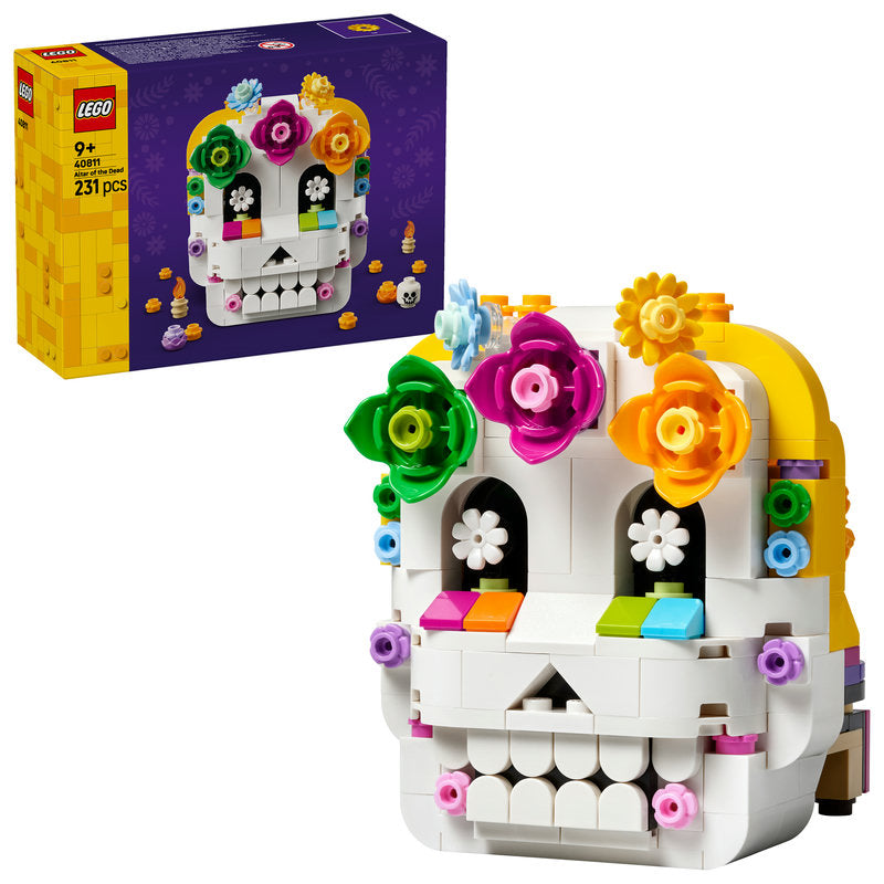 Lego® Altar Of The Dead Día De Los Muertos Skull Decor 40811