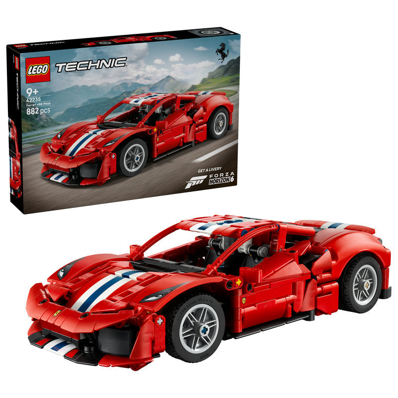 Lego® Technic™ Ferrari 488 Pista Car Building Toy 42235