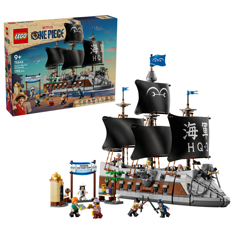 Lego® One Piece Garp’s Marine Battleship Building Toy 75646