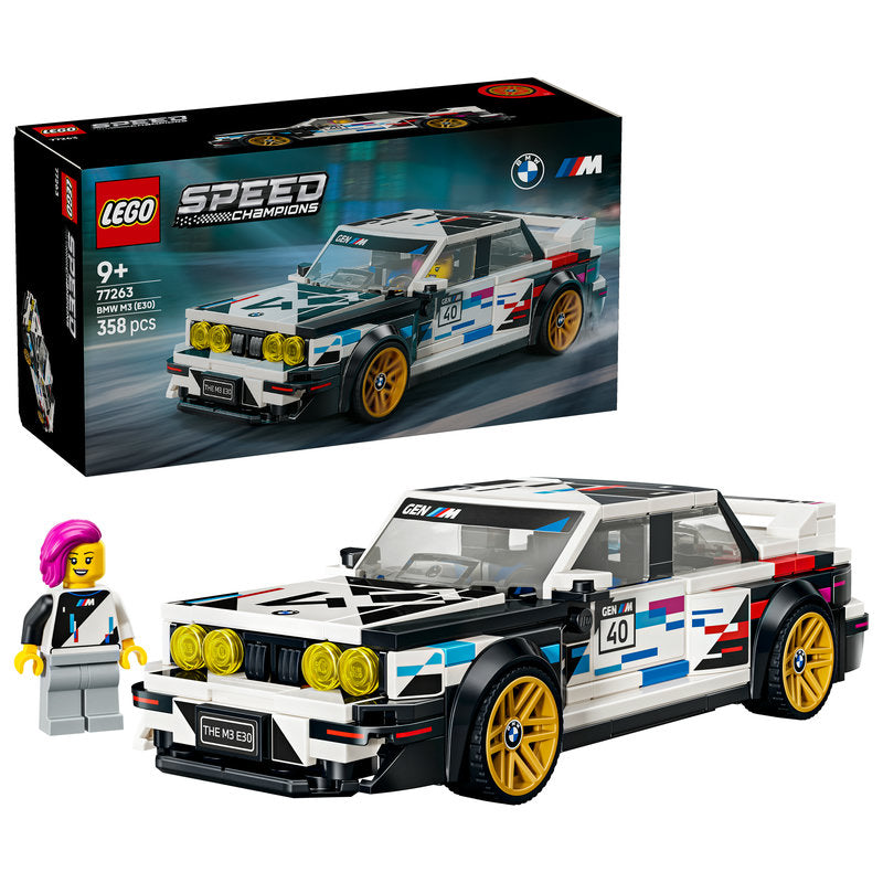 Lego® Speed Champions Bmw M3 (E30) Toy Car Kit 77263