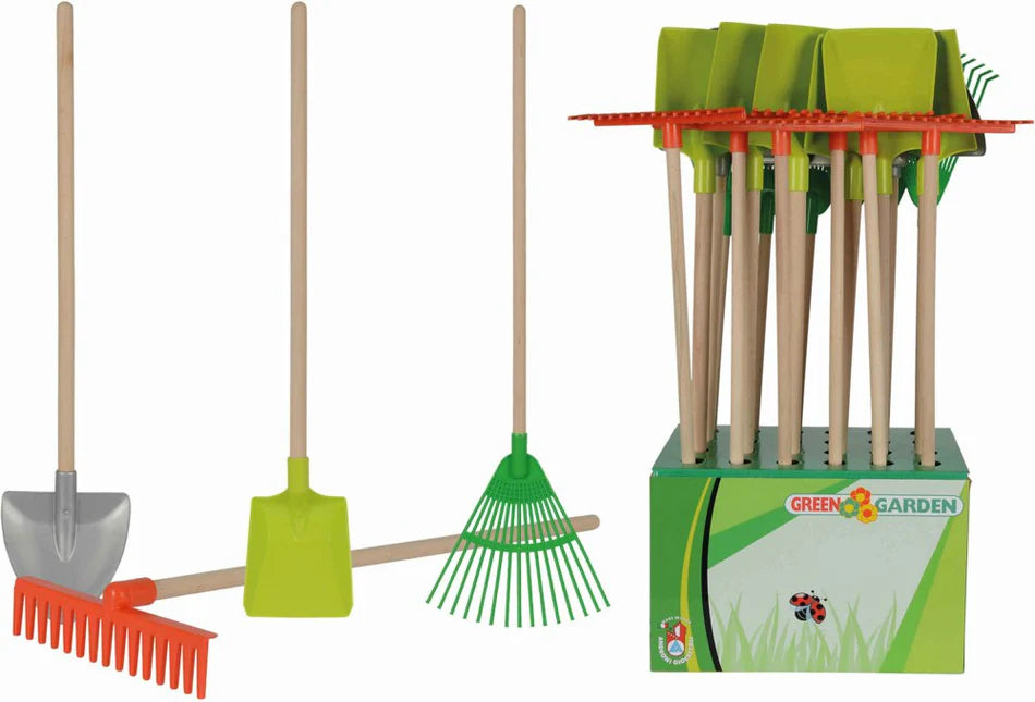 Wooden Spade & Rake Assortment