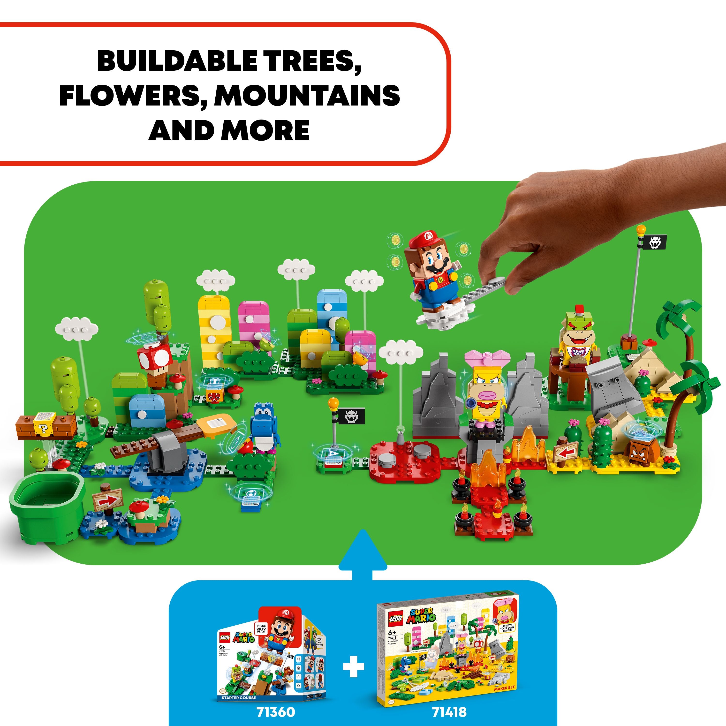 Lego® Super Mario™ Creativity Toolbox Maker Set Building Toy Set 71418