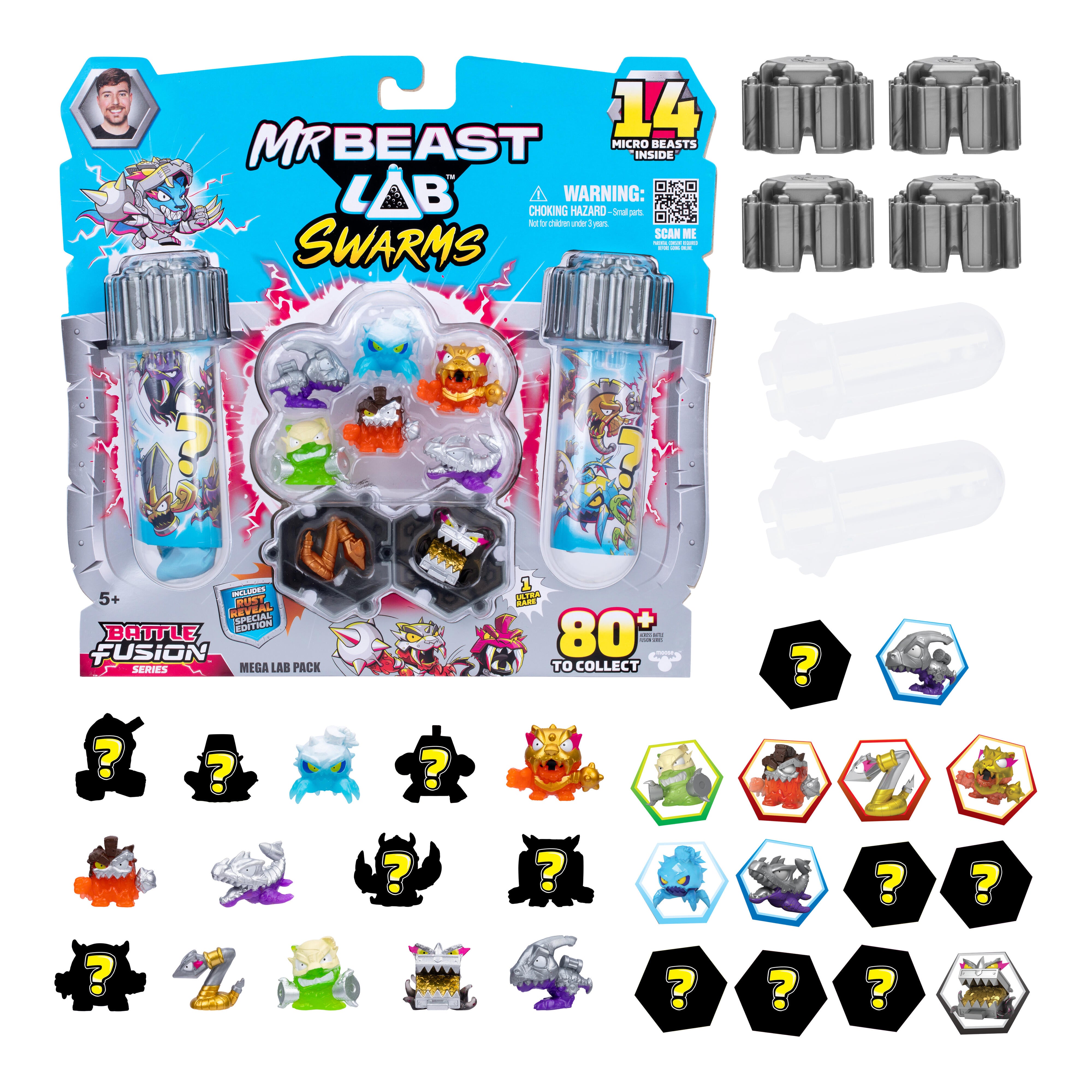 Mrbeast Lab Swarms Battle Fusion Series Mega Lab 14 Pack Assortment
