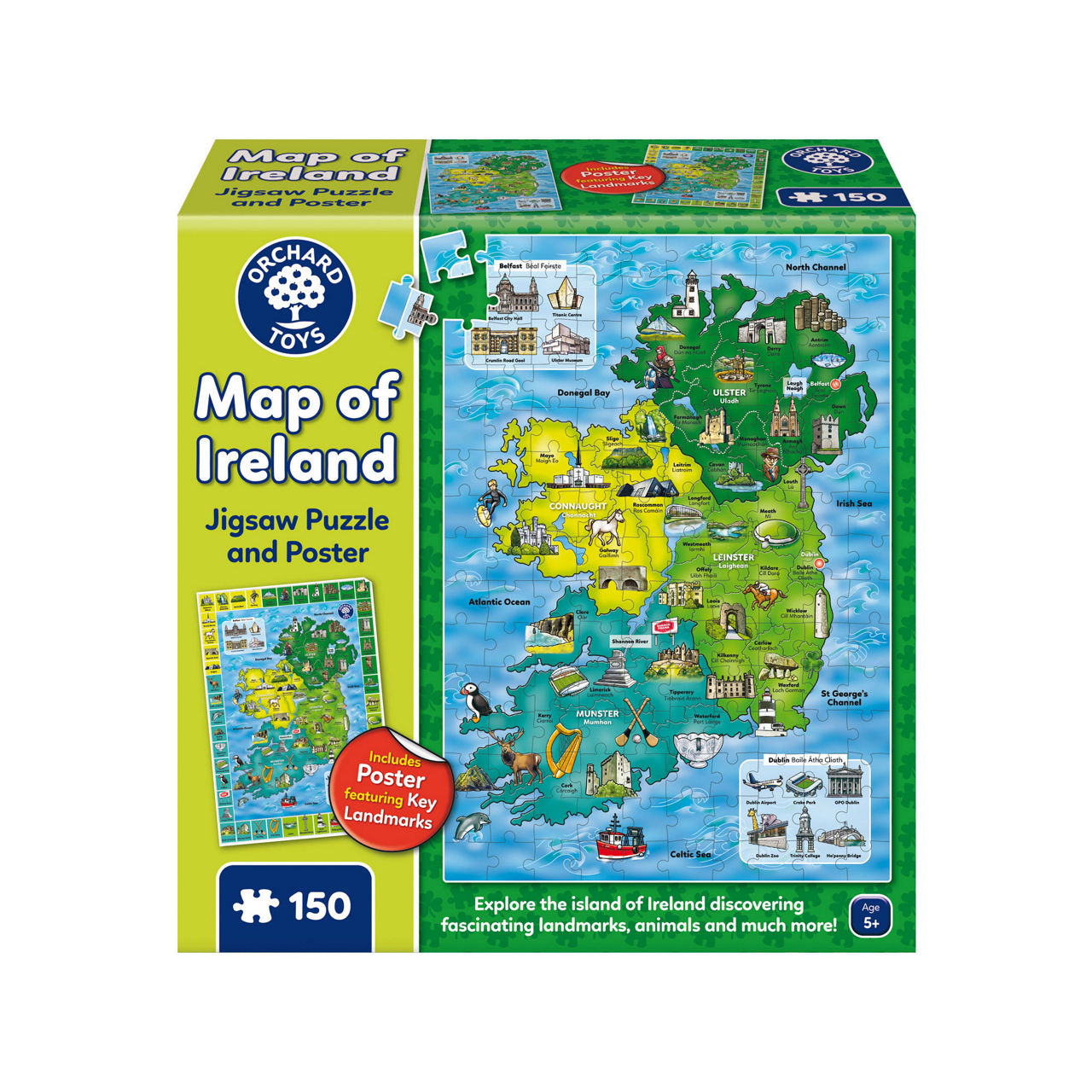 Orchard Toys Map Of Ireland Puzzle