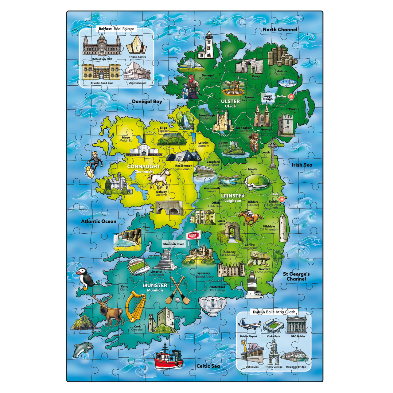 Orchard Toys Map Of Ireland Puzzle