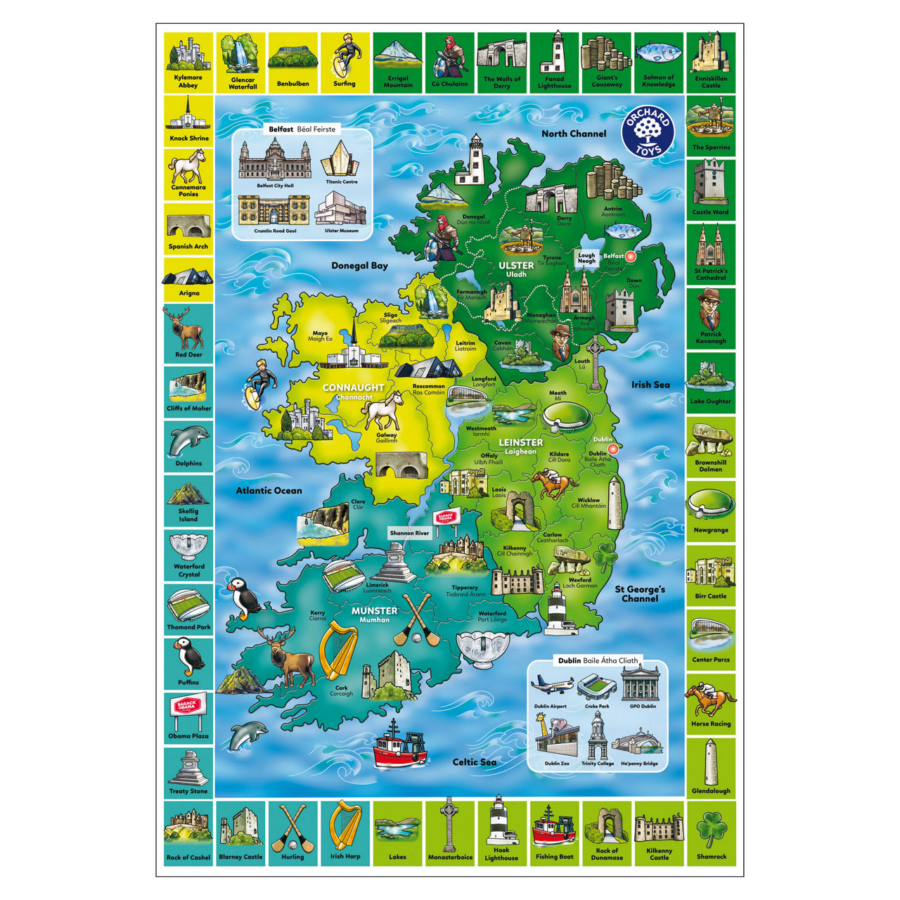 Orchard Toys Map Of Ireland Puzzle